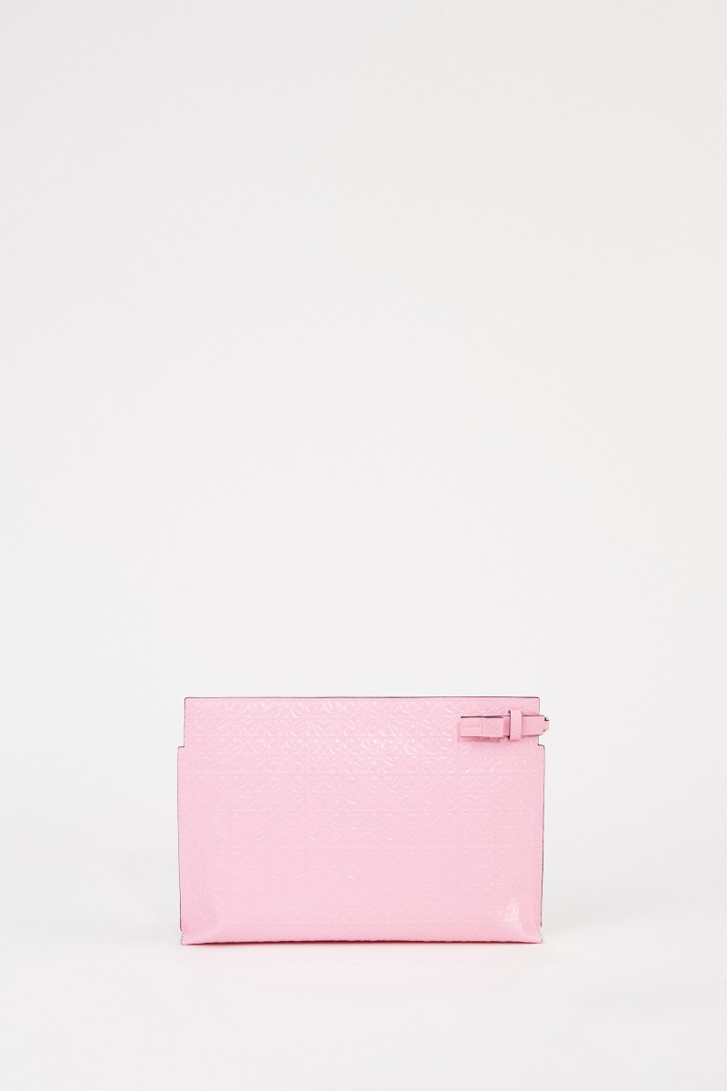 Loewe Clutch 'Pouch Repeat'' mit Logo Pink