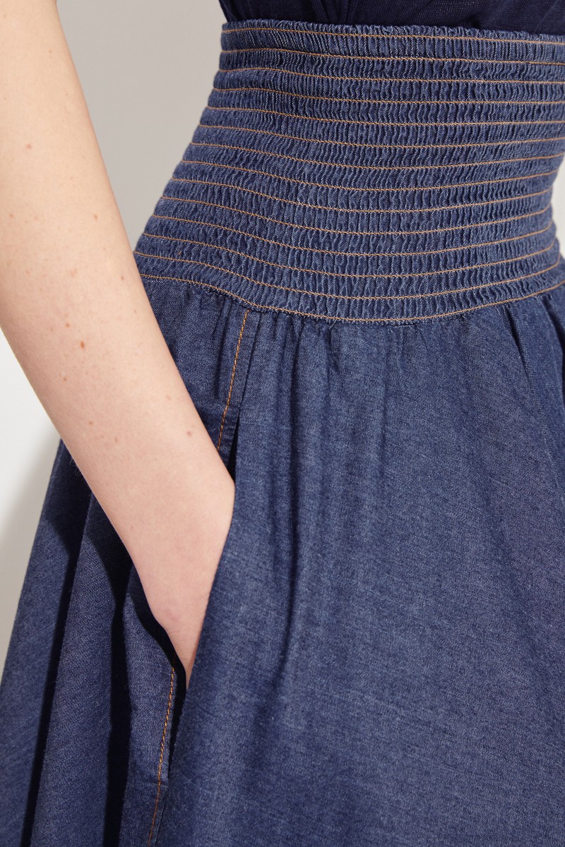 Jeans-Rock Blau