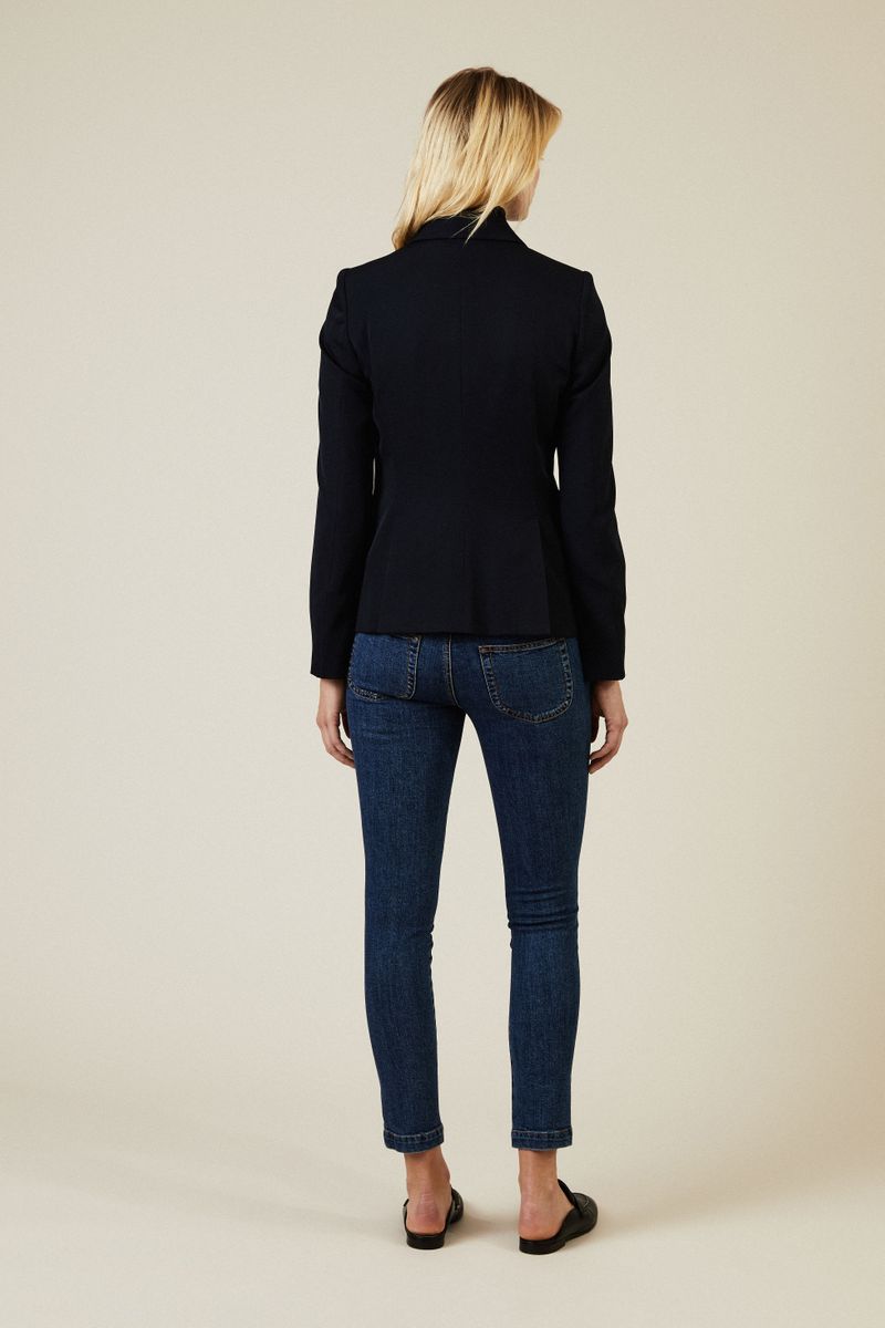 Wollblazer Blau