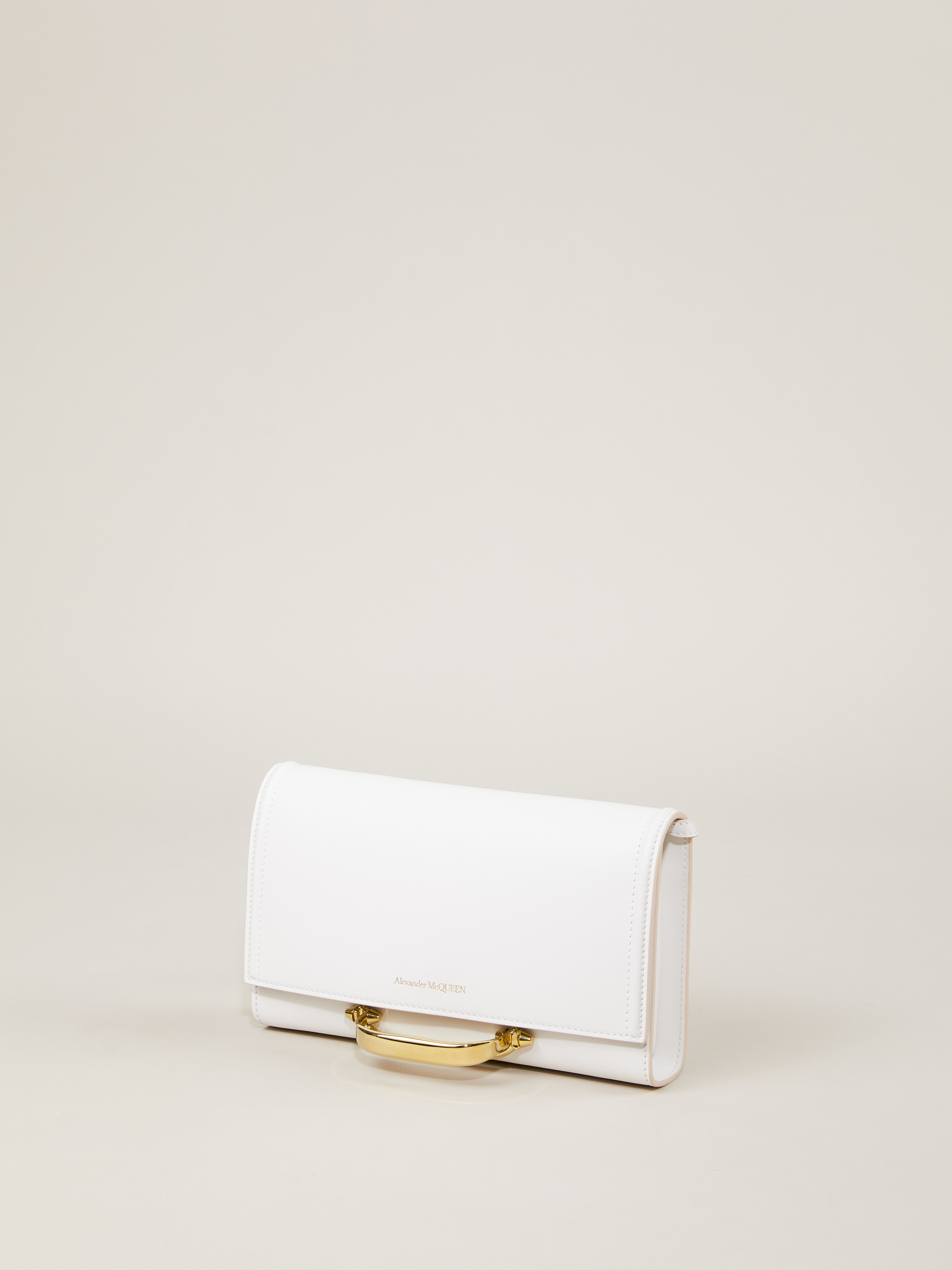 small cream shoulder bag