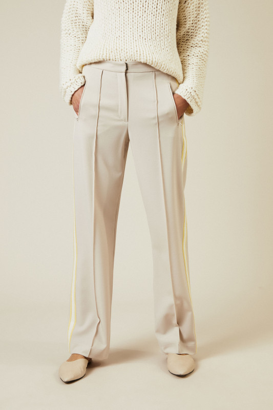 Gabardine Hose 'Tabarca' Beige