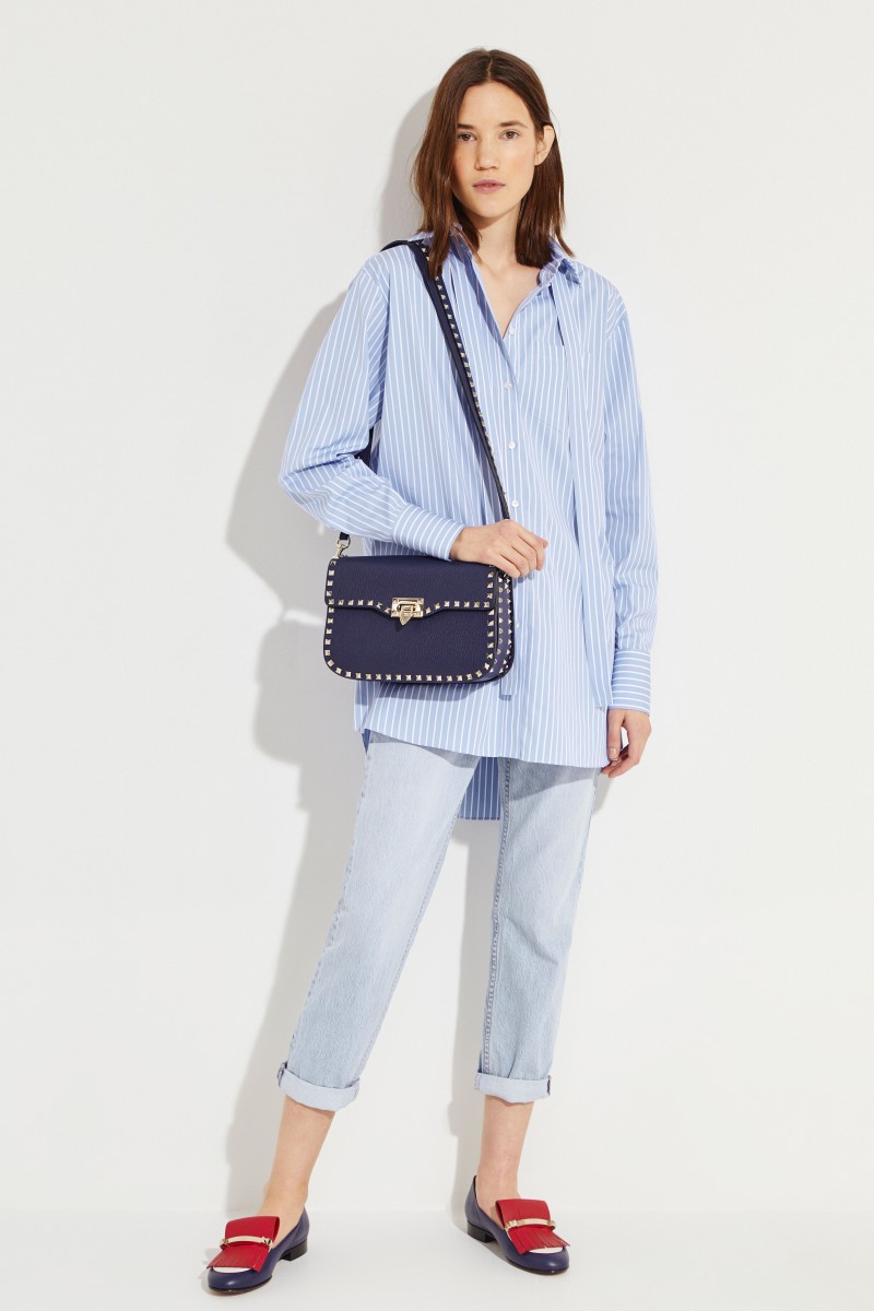 Umhängetasche 'Rockstuds' Blau