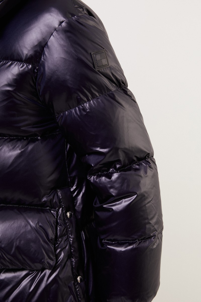 Woolrich Daunenjacke 'Alquippa Puffy' mit Glanz Marineblau