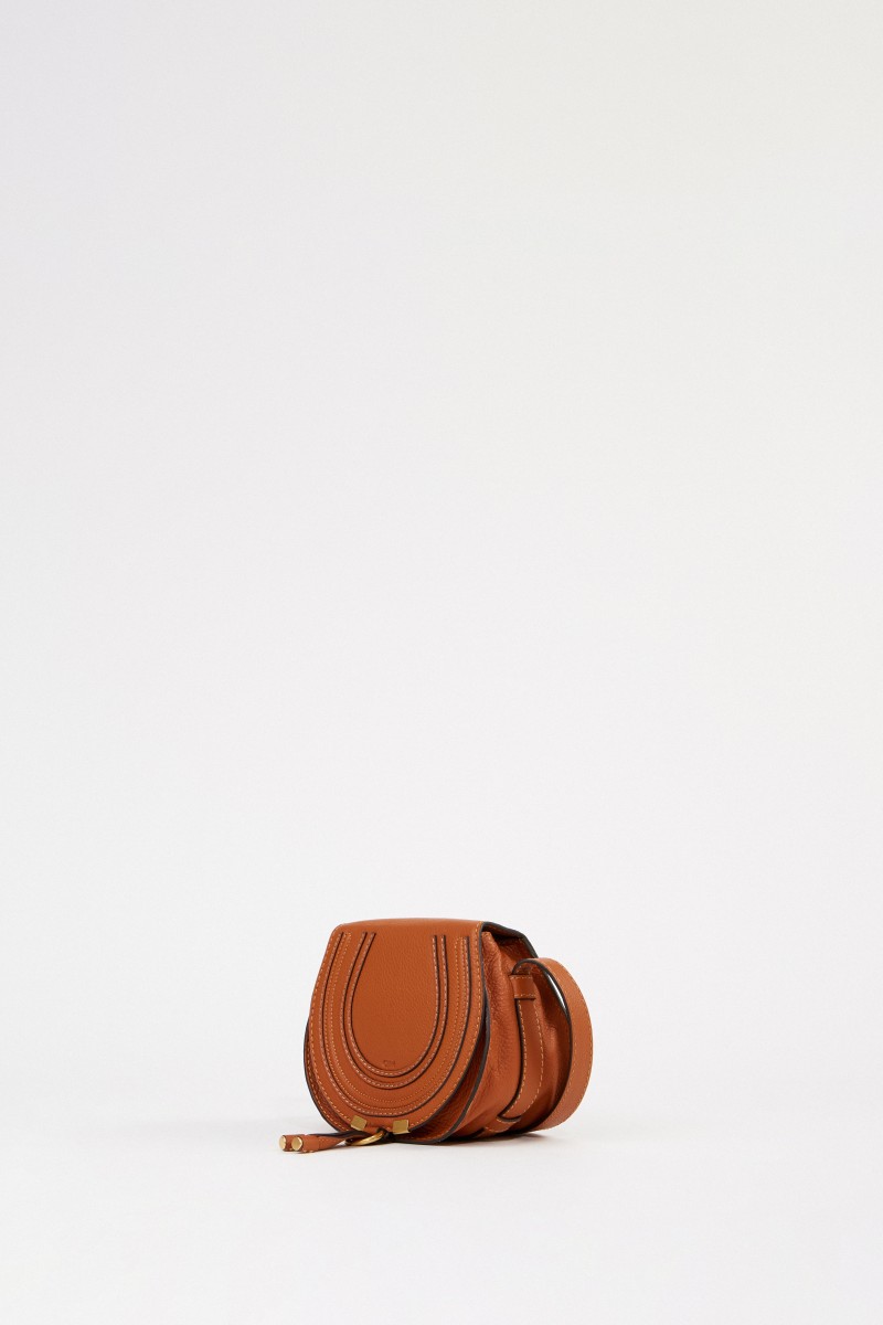 Chloé Umhängetasche 'Marcie Saddle Small' Tan
