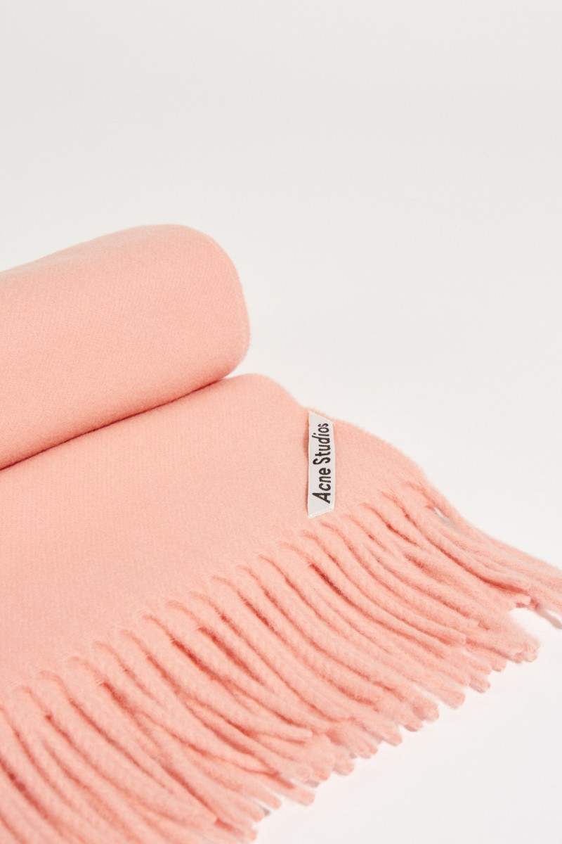 Acne Studios Klassischer Wollschal 'Canada New' Rosé Pale Pink