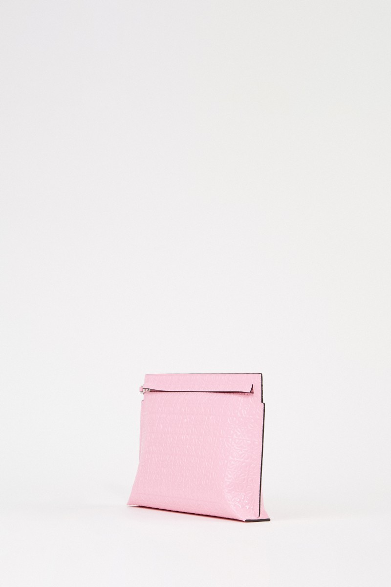 Loewe Clutch 'Pouch Repeat'' mit Logo Pink