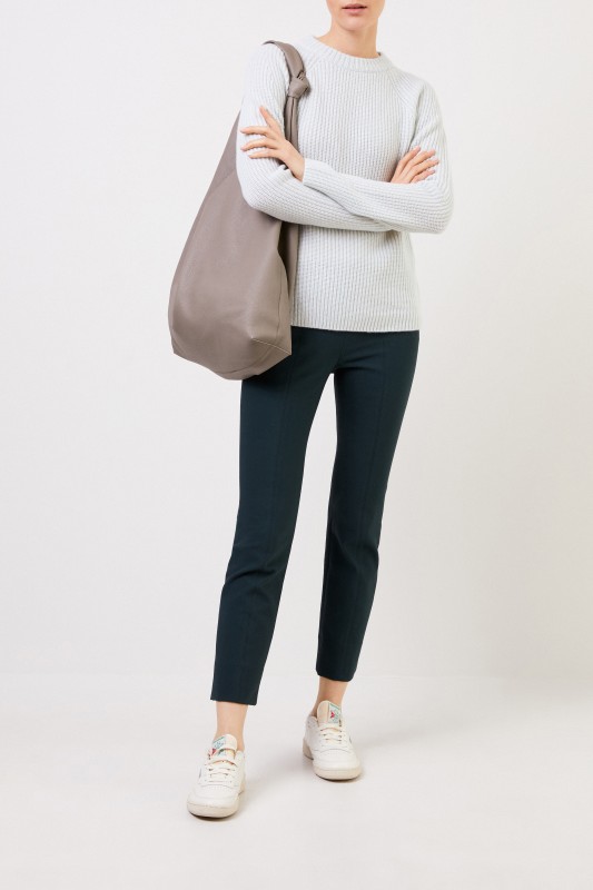 Vince Klassischer Cashmere-Pullover Mint