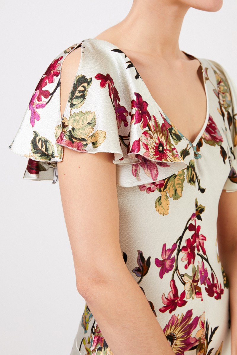Etro Langes Kleid mit Print Multi