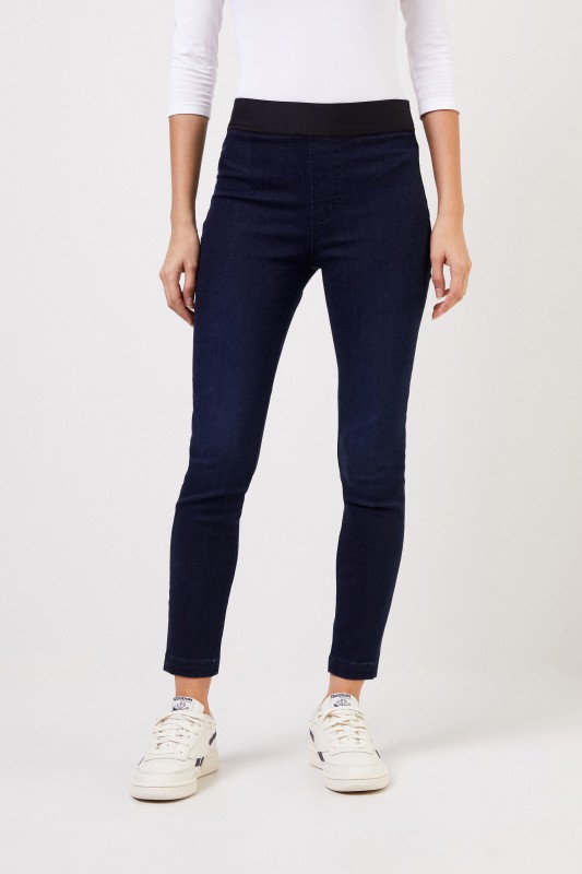 J Brand Elastische Hose 'Aster' Blau