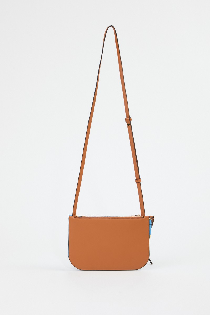 Loewe Umhängetasche 'Gate Double Zip' Sky/Tan