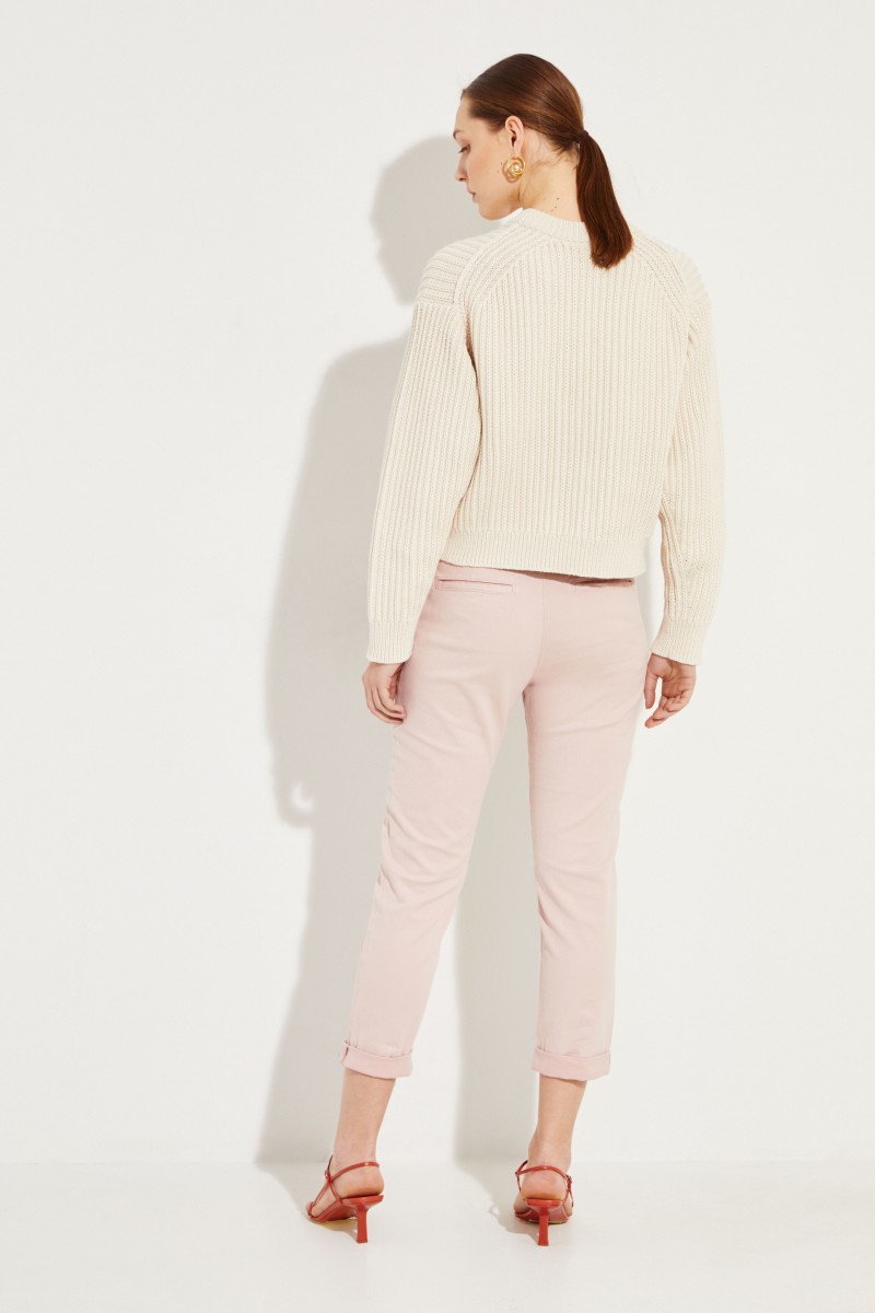 Woll-Pullover 'Kassie' Crème
