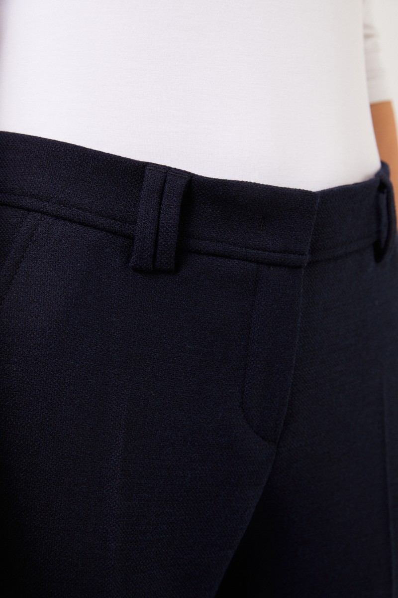 Seductive Bügelfaltenhose 'Allison' Marineblau