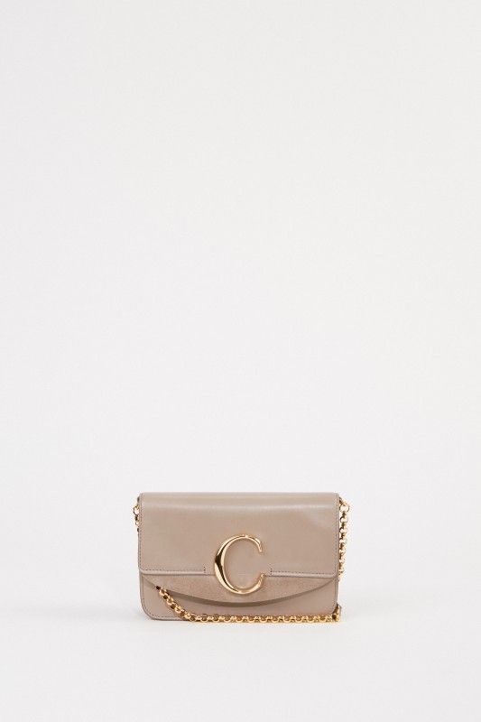 Umhängetasche 'C on chain' Motty Grey