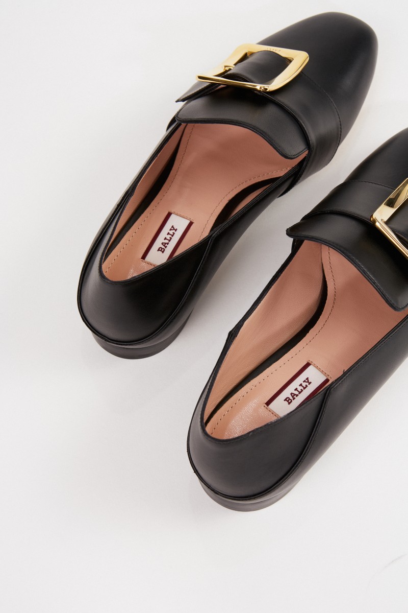 Bally Lederloafer 'Janelle' Schwarz