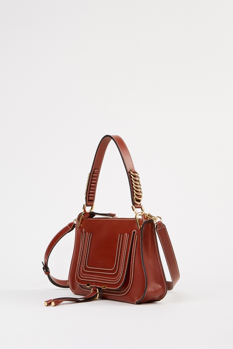 Chloé Umhängetasche 'Marcie Shoulder' Sepia Brown
