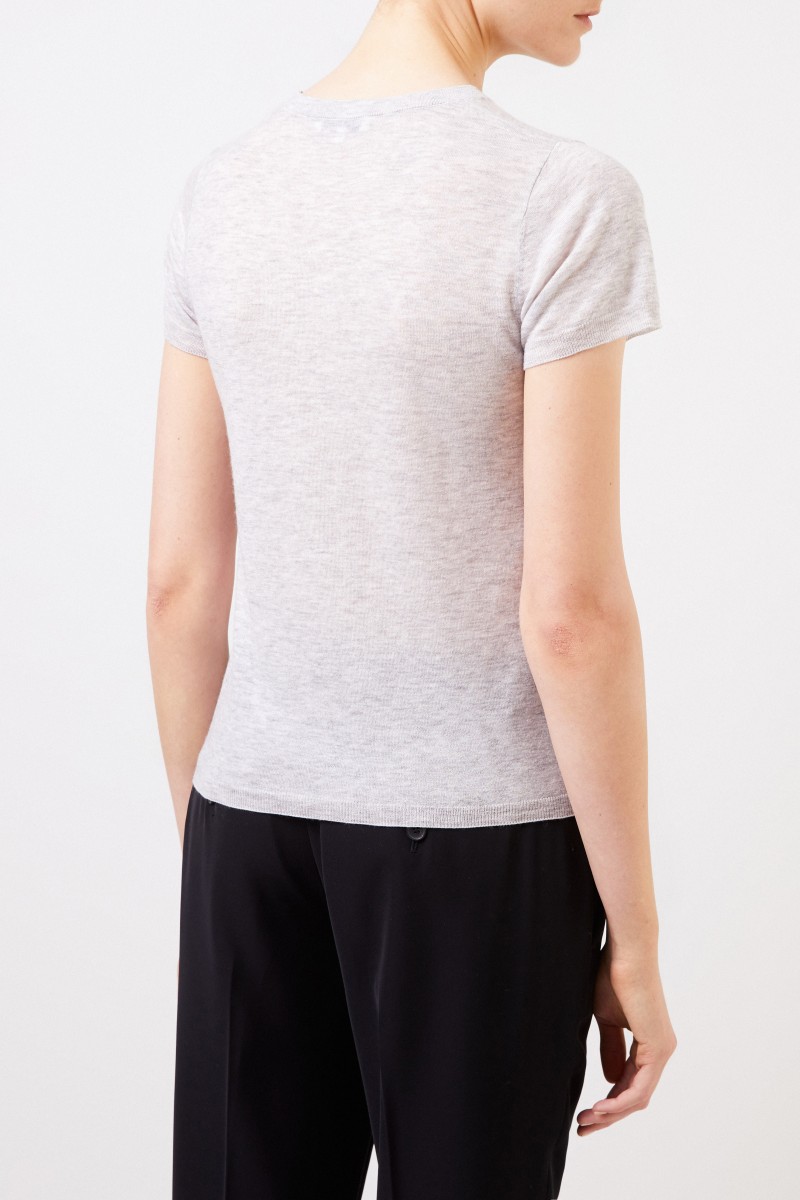 Vince Schlichtes Stricktop Grau