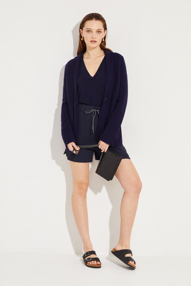 Cashmere-Blazer 'Yasmine' Marineblau