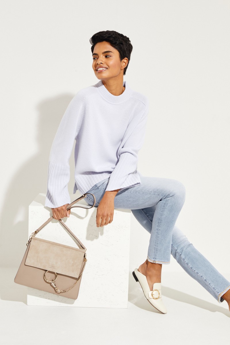 Cashmere-Pullover Blau