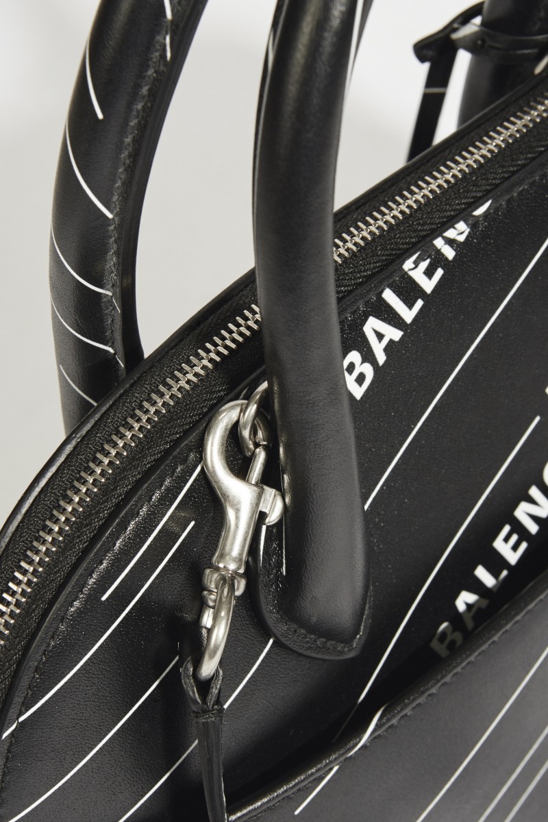 Tasche 'Ville S' mit Logo Schwraz/Weiß
