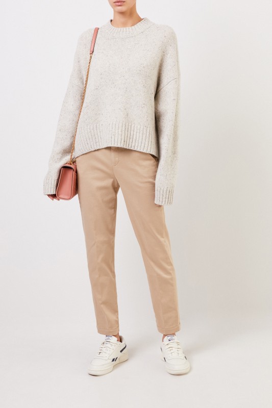 7 for all mankind Klassische Chino-Hose Beige