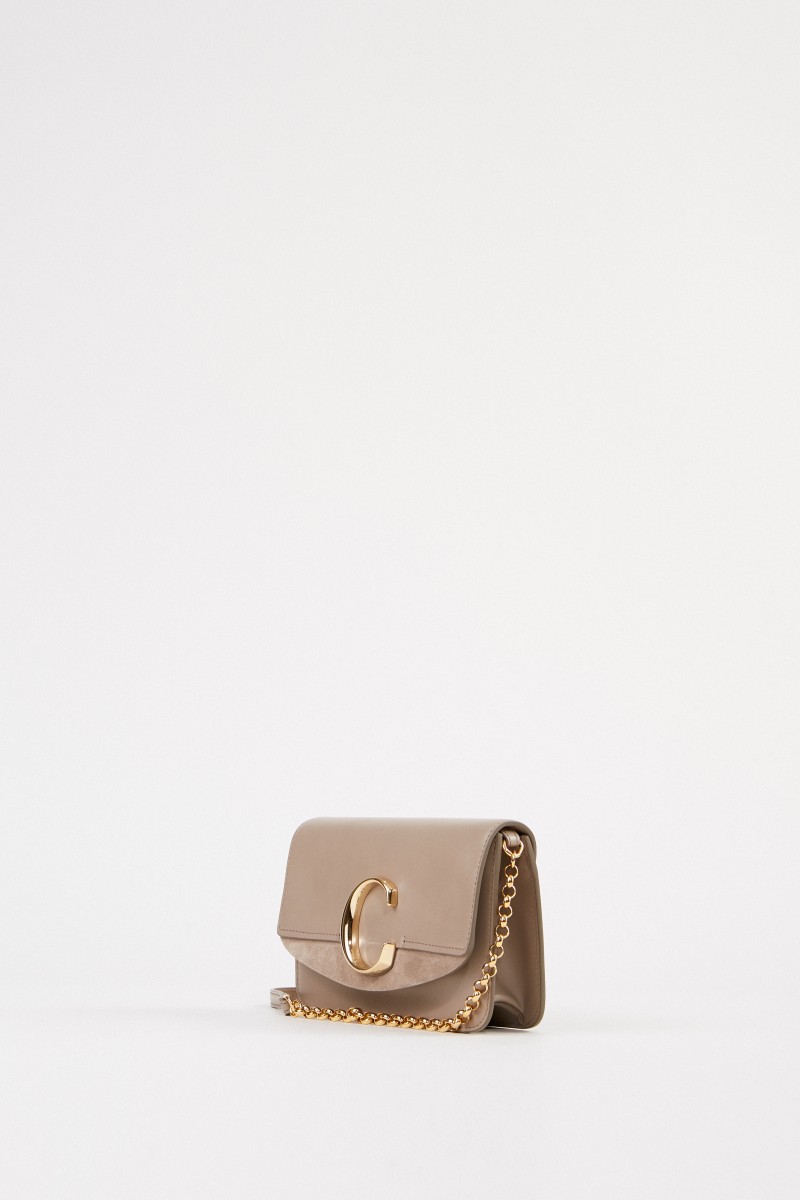 Umhängetasche 'C on chain' Motty Grey