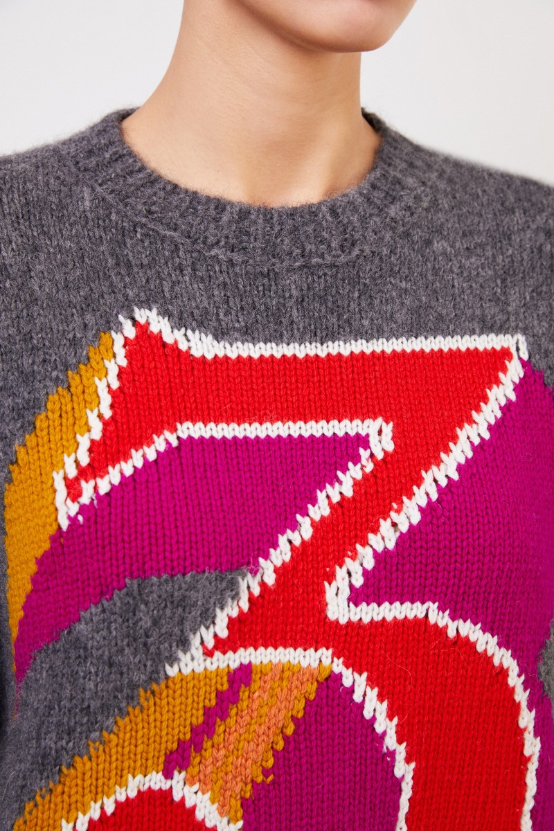 Stella McCartney Oversize Wollpullover Multi