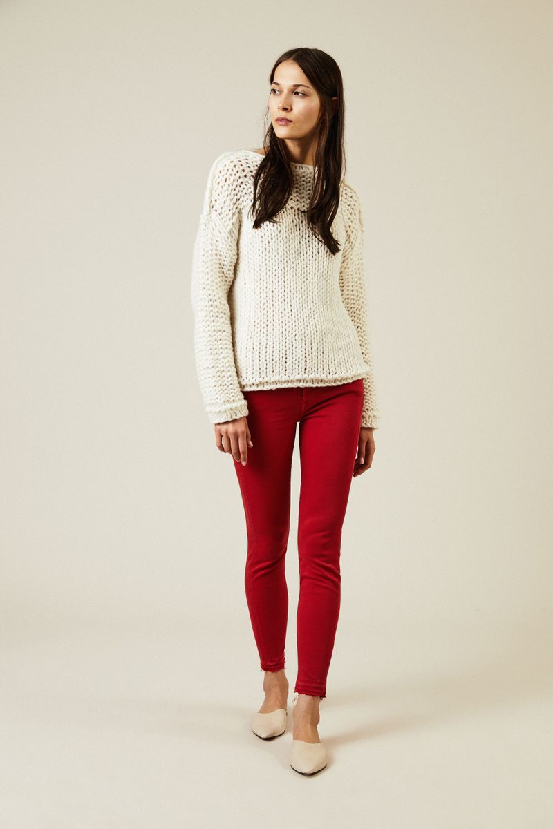 Jeans 'The Skinny Crop' Rot