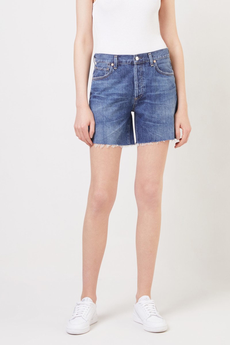 Jeans-Shorts 'Bailey Loosefit' Blau
