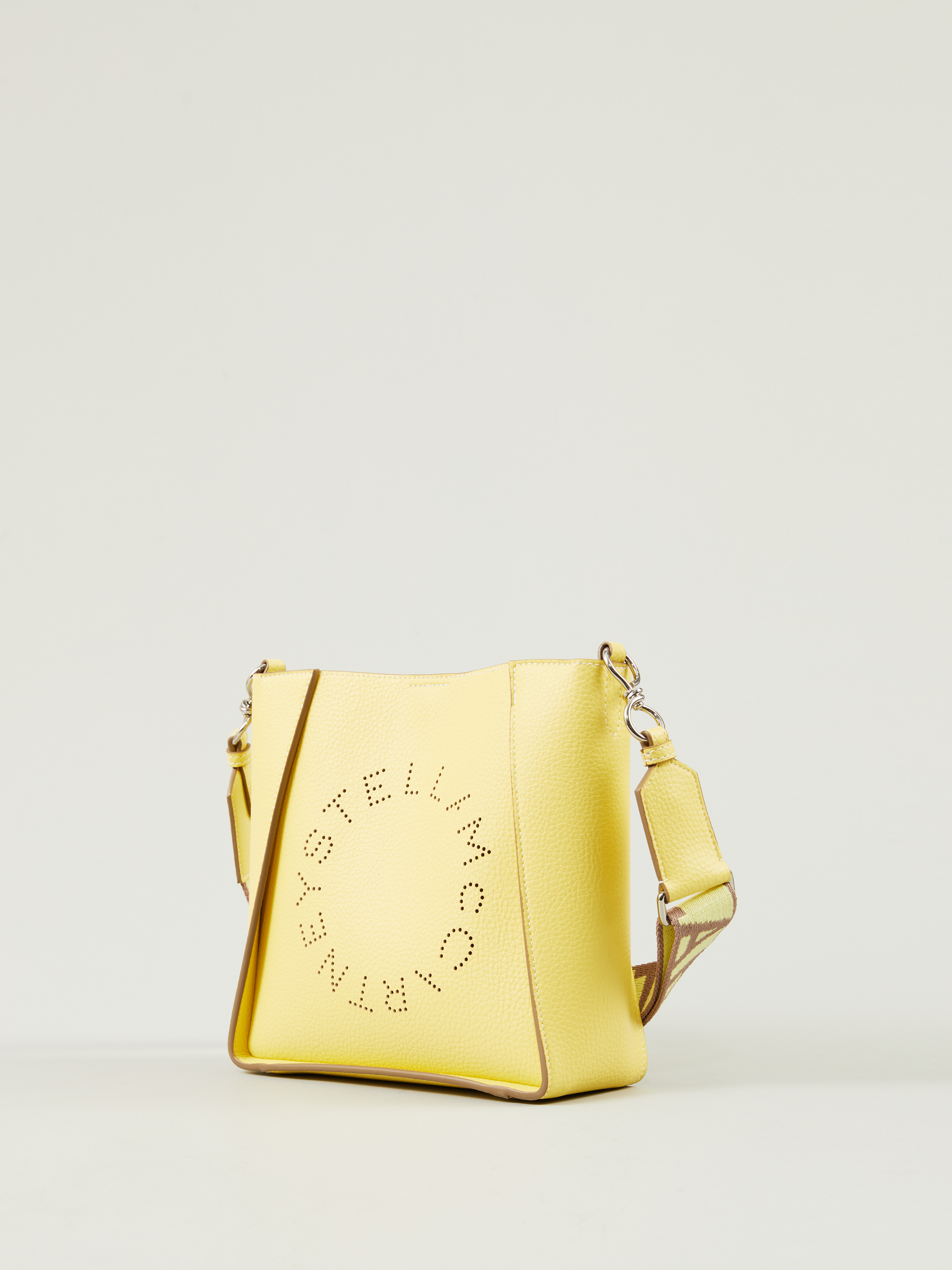 Stella Logo Mini Shoulder Bag in Orange - Stella Mc Cartney | Mytheresa