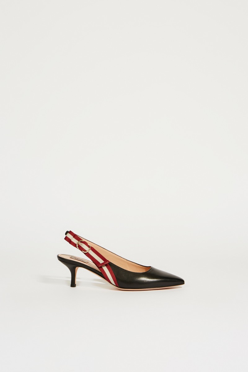 Leder-Pump 'Alice' Schwarz