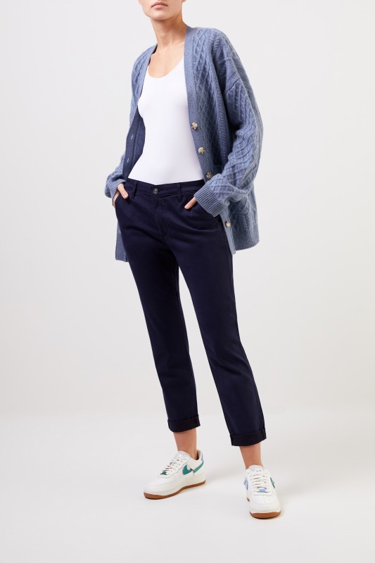 AG Jeans Baumwoll-Hose 'The Caden' Marineblau