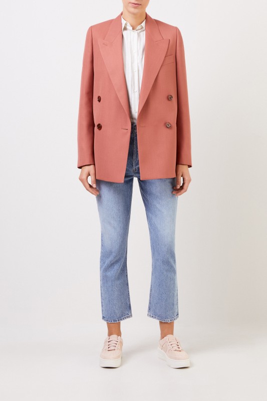 Woll-Blazer Rost