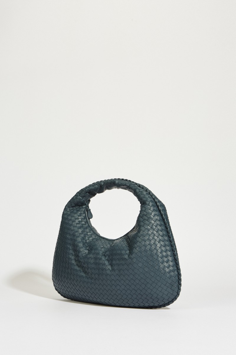 Geflochtener Shopper 'Veneta Hobo Big' Blau