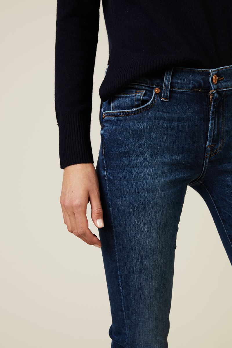 Midrise Jeans 'Roxanne' Mittelblau