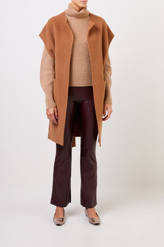 Iris von Arnim Doubleface-Weste 'Barsha' Camel