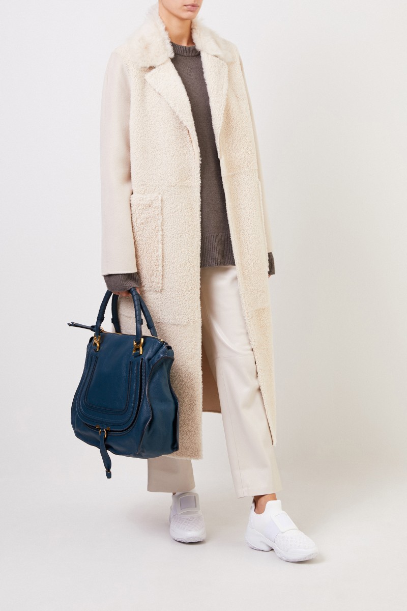 Chloé Handtasche 'Marcie Large' Navy Ink