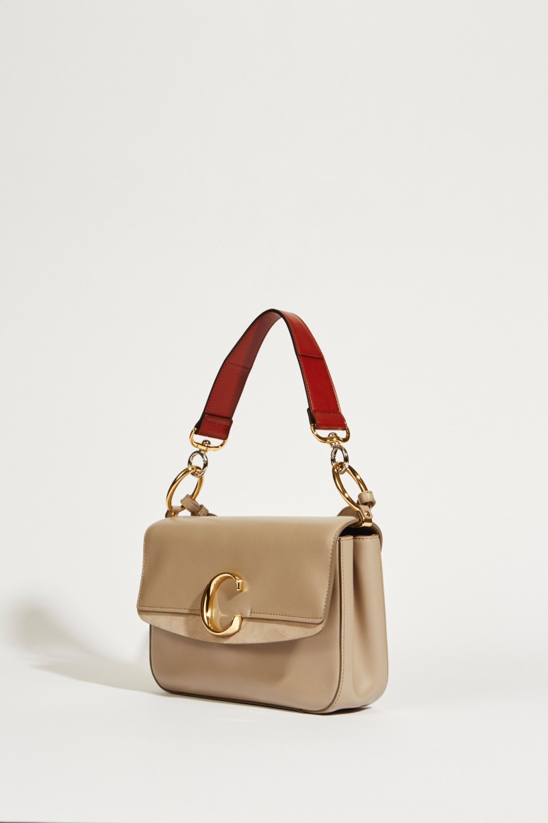 Tasche 'Chloé C Medium' Motty Grey