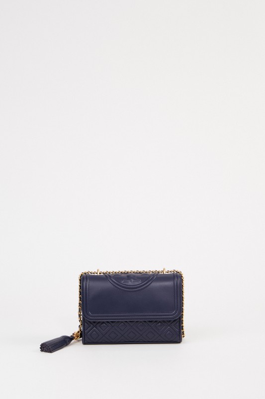 Umhängetasche 'Fleming Small' Marineblau
