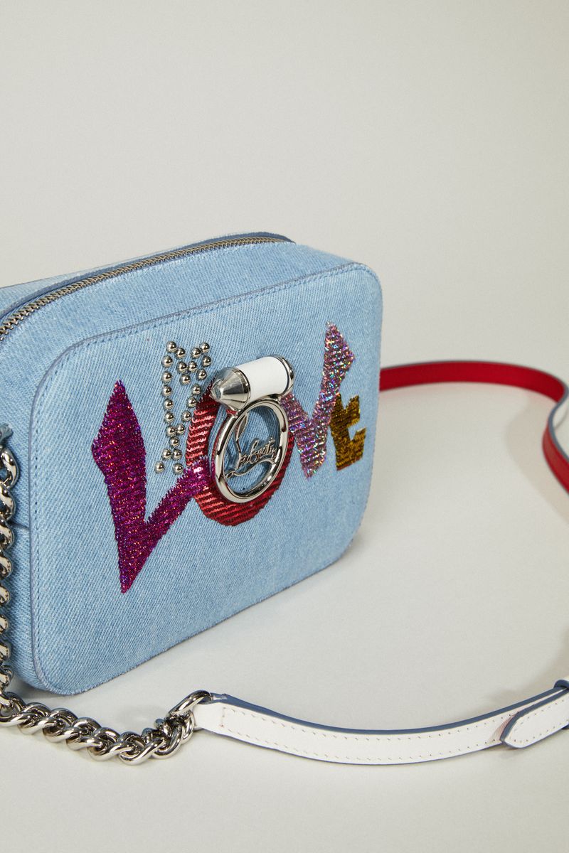 Umhängetasche 'Rubylou Mini Love' Denim
