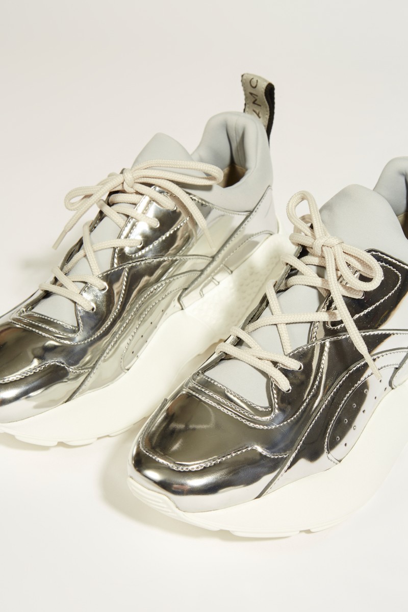 Sneaker 'Eclypse' Metallic-Silber
