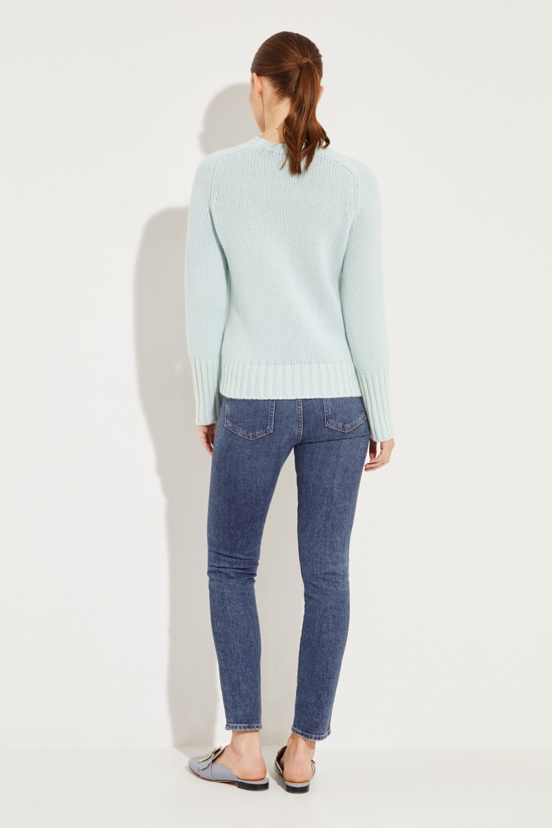 Cashmere-Pullover 'Mariella' Grün