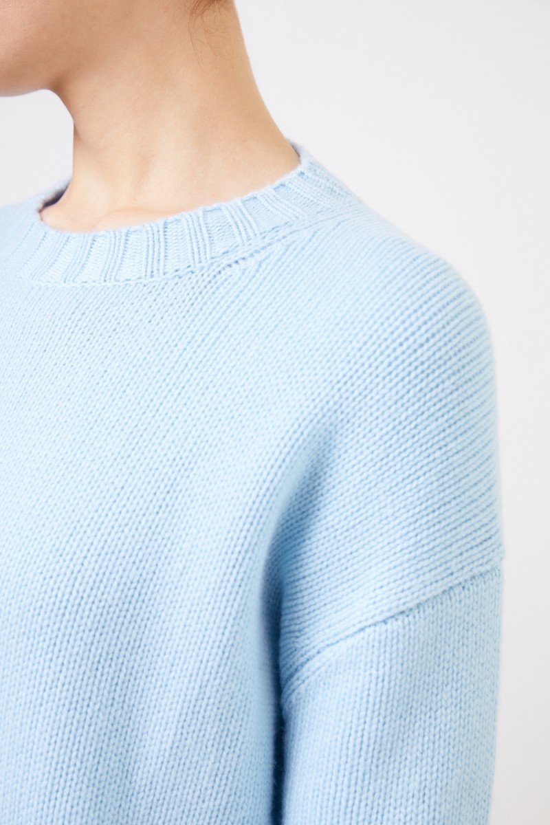 Iris von Arnim Cashmere Pullover 'Cielo' Hellblau