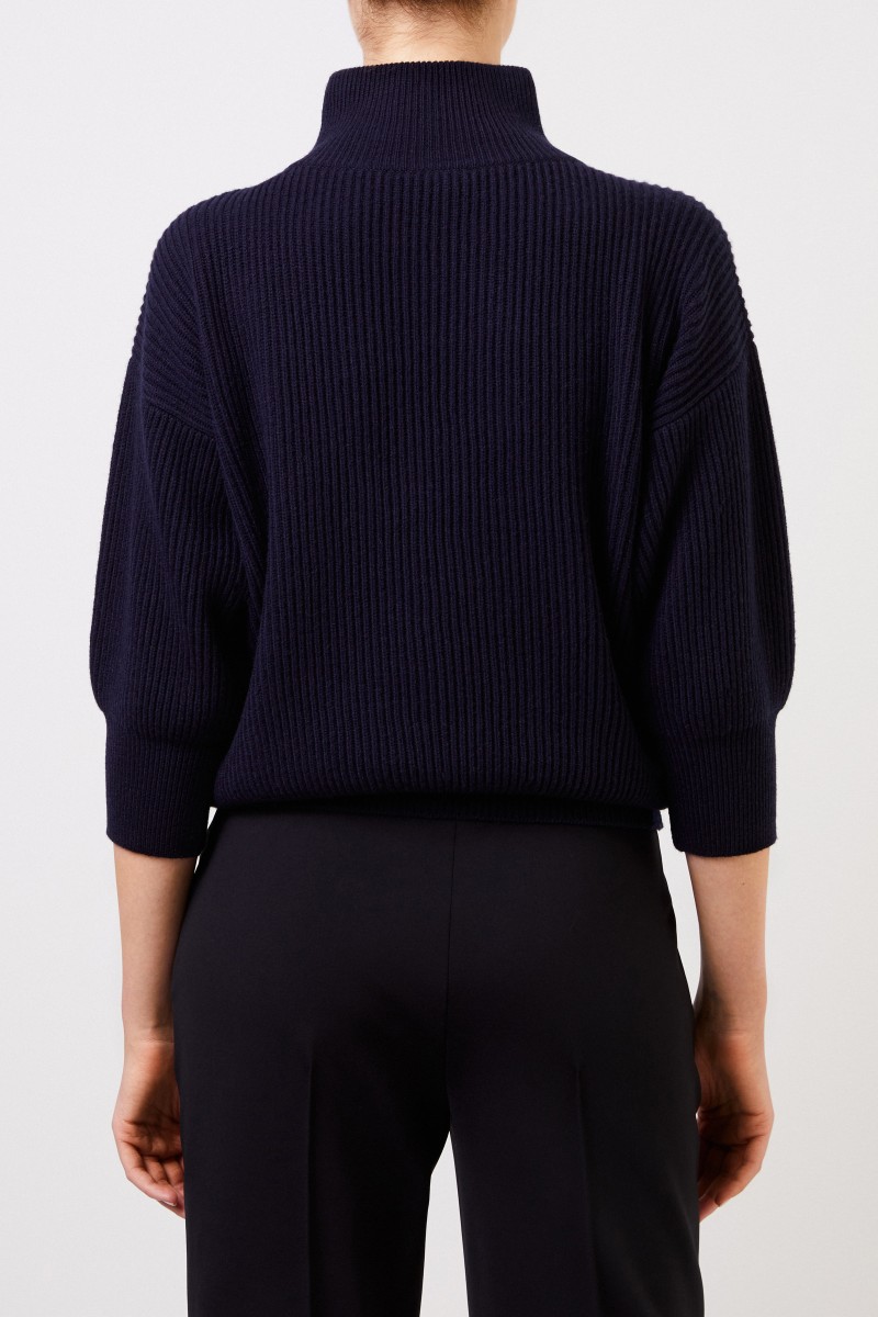 Agnona Cashmere-Pullover Marineblau