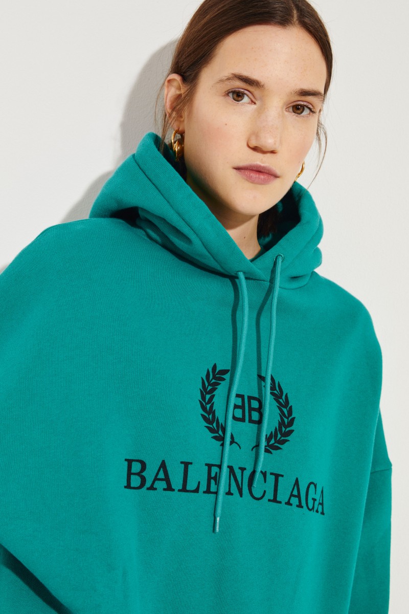 Sweatshirt mit Kapuze Grün