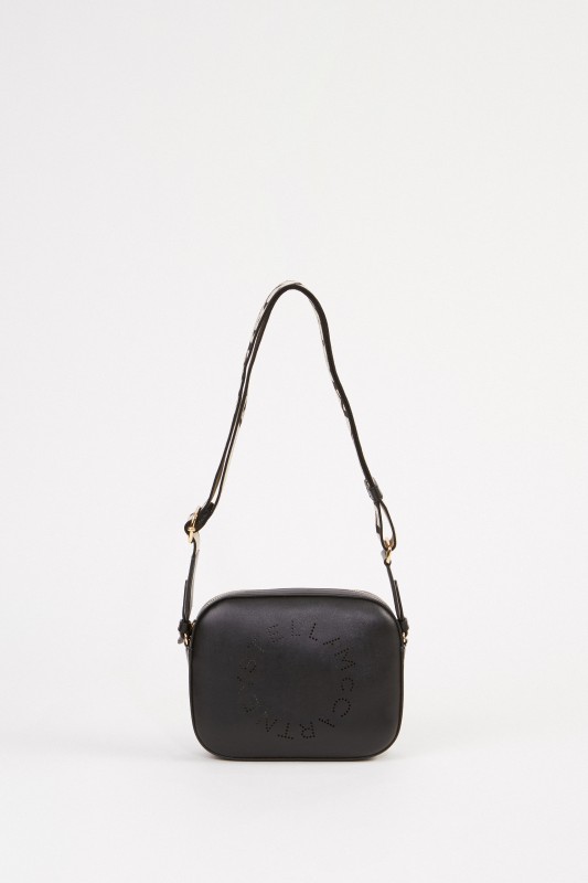 Stella McCartney Umhängetasche 'Mini Camera Bag' Schwarz