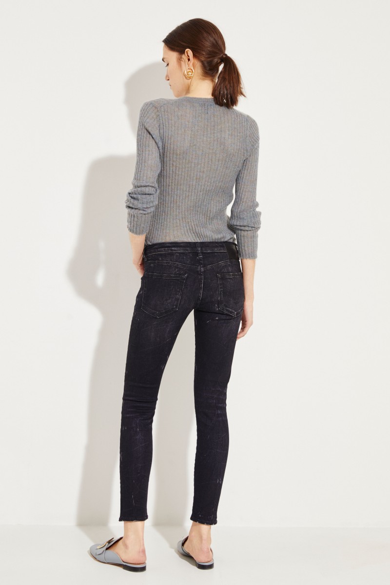 Boy Skinny-Jeans Schwarz