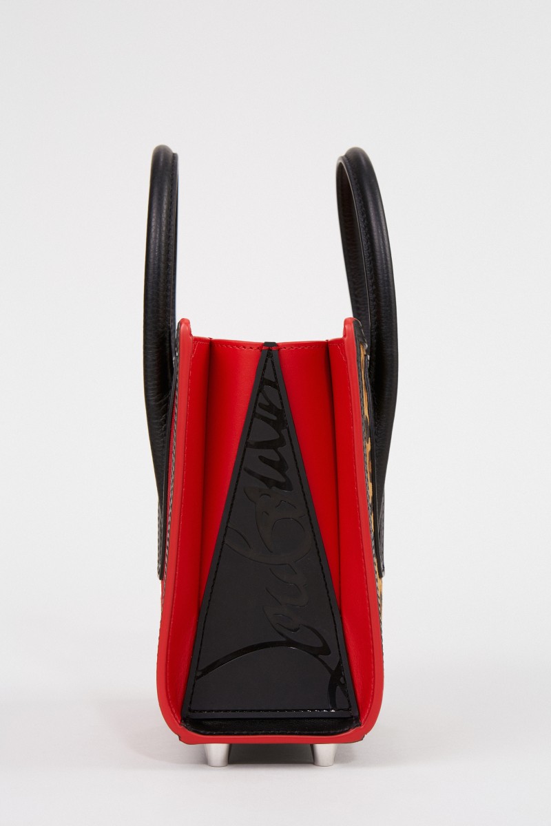 Christian Louboutin Handtasche 'Paloma Mini' mit Leoprint Multi