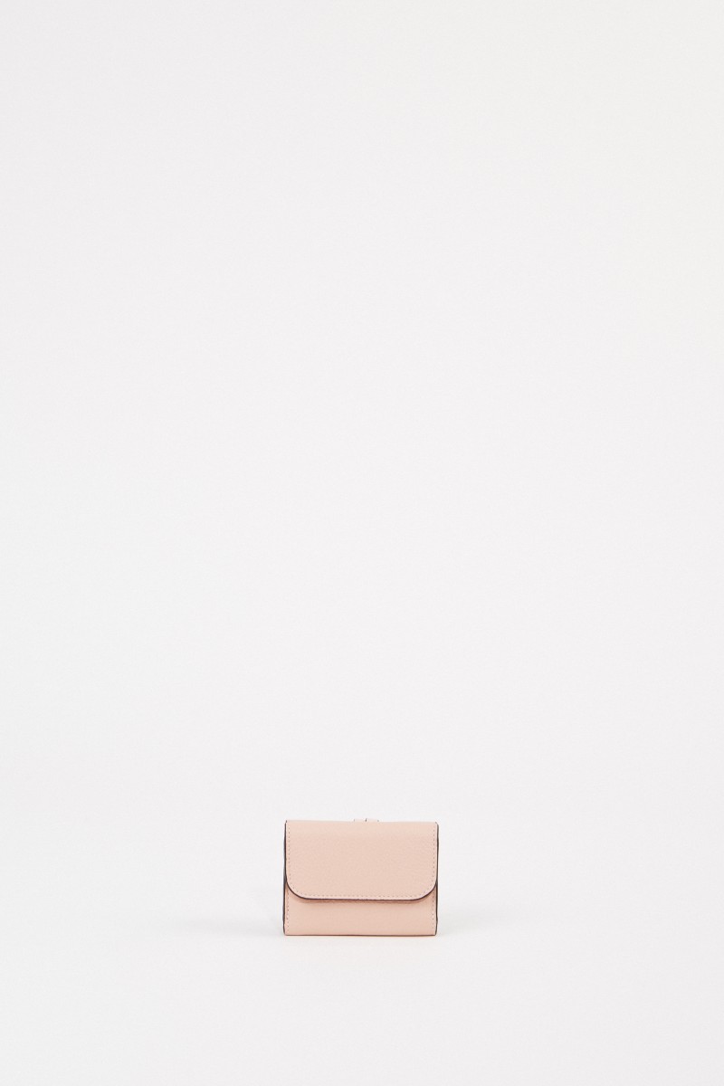 Chloé Mini-Portemonnaie 'Alphabet Coins' Blush Nude