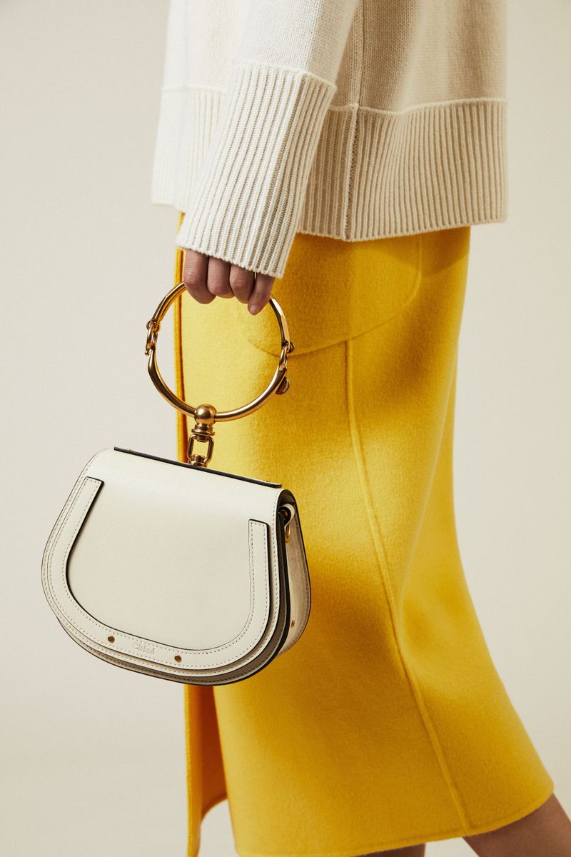 Umhängetasche 'Nile Small' Offwhite