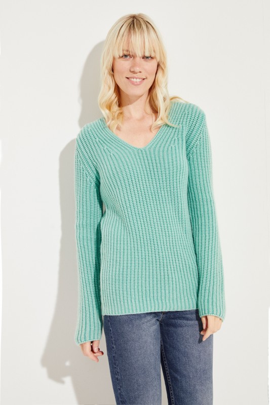 Cashmere-Pullover 'Madita' Grün